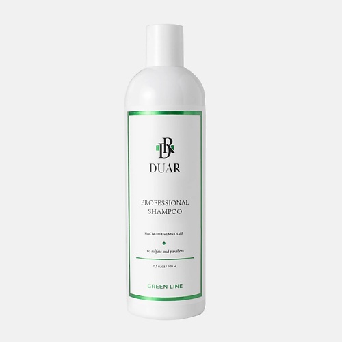 цена Шампунь для волос DUAR Укрепляющий шампунь для ослабленных и поврежденных волос Green Line