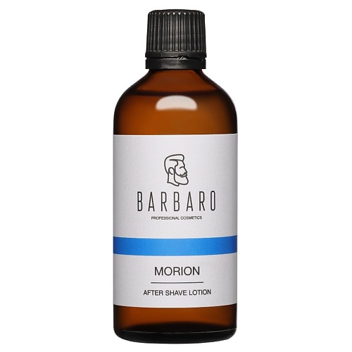 Средства для бритья BARBARO Лосьон одеколон после бритья, спиртовой MORION 100