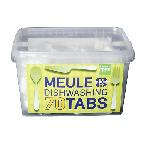 Средства для мытья посуды MEULE Таблетки для посудомоечной машины PHOSPHATE FREE 70