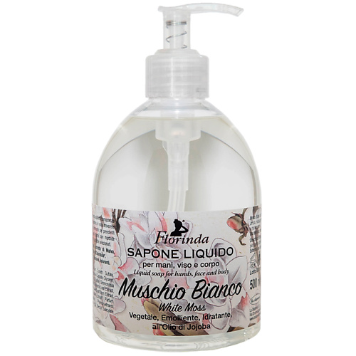 Мыло жидкое FLORINDA Жидкое мыло Магия Цветов Muschio Bianco / Белый Мускус