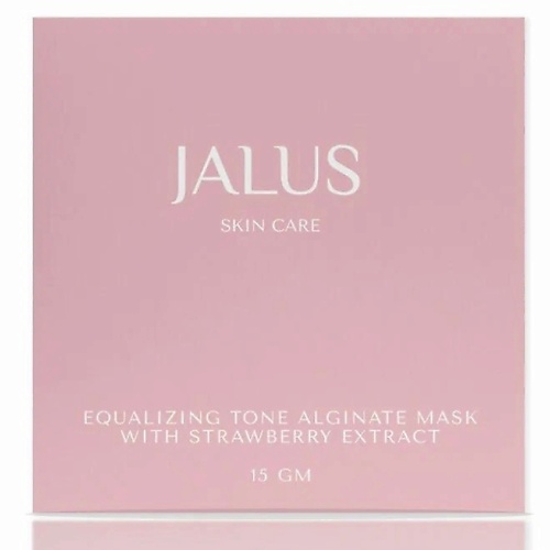 JALUS Альгинатная маска выравнивающая тон с экстрактом клубники 15 jalus альгинатная маска против воспалений с витамином с 15