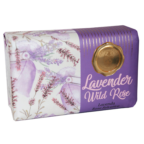 LA FLORENTINA Мыло Lavender & Wild Rose. Лаванда и Дикая роза 275.0 biothal скраб соляной для тела дикая роза sea salt scrub wild rose 380