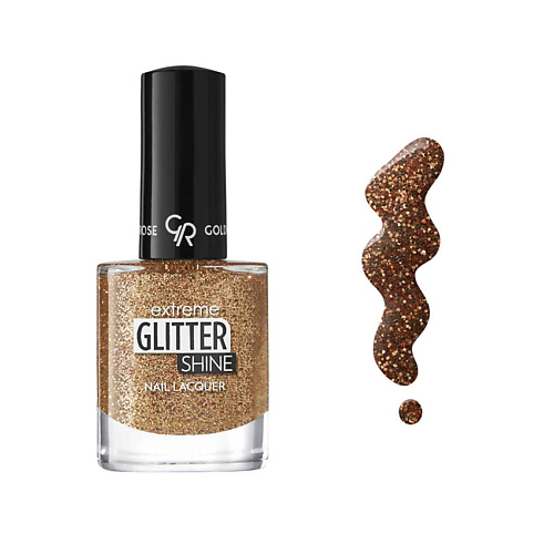 Гель-лак для ногтей GOLDEN ROSE Гель-лак Extreme Gel Shine Nail Lacquer Glitter