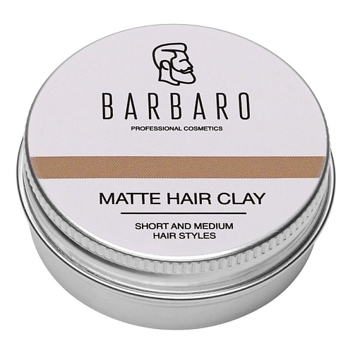 BARBARO Текстурирующая глина для волос 20.0 текстурирующая паста для волос tigi bed head manipulator 57 г