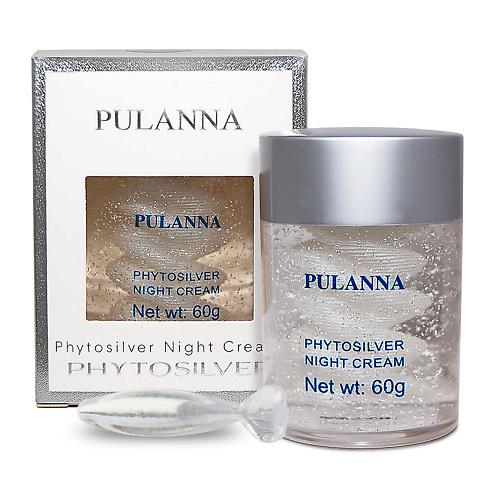PULANNA Ночной крем с Био-Серебром - Phytosilver Night Cream 60