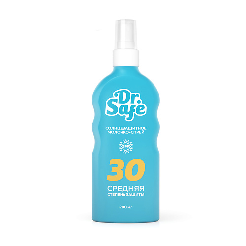 цена Солнцезащитный спрей для лица и тела DR. SAFE Солнцезащитный спрей 30 SPF