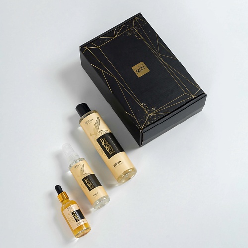 BEON Подарочный набор парфюмированной косметики для ухода за кожей ROYAL Virgin спрей, гель, шиммер