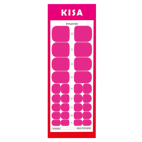 

KISA.STICKERS Пленки для педикюра Innuendo, Пленки для педикюра Innuendo