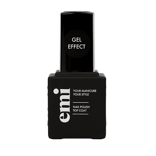 ультрастойкий лак emi gel effect 9 мл Верхнее покрытие для ногтей EMI Ultra Ультрастойкий топ Strong Top Coat Gel Effect