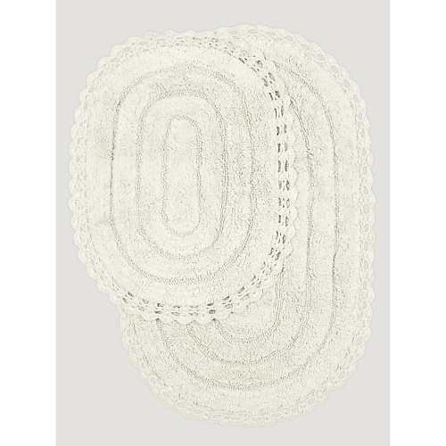 KARNA Набор ковриков для ванной кружевной YANA karna коврик для ванной кружевной yana 60x100