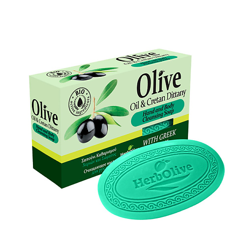 HERBOLIVE Оливковое мыло с диктамосом (критская душица) 85 aphrodite мыло оливковое с молоком ослиц эликсир молодости 100