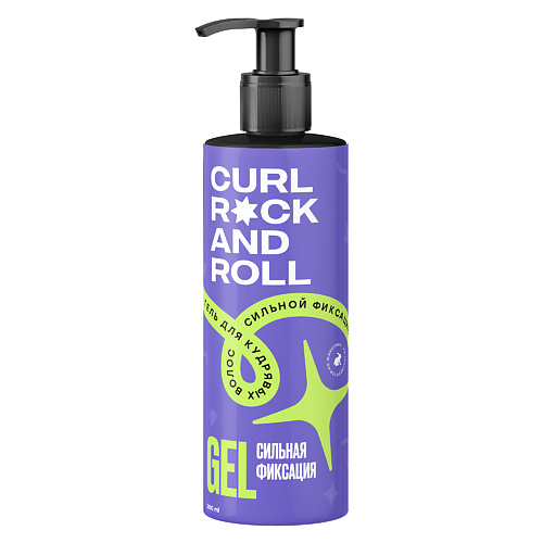 Гель для укладки волос CURL ROCK AND ROLL Гель для укладки кудрявых волос сильной фиксации