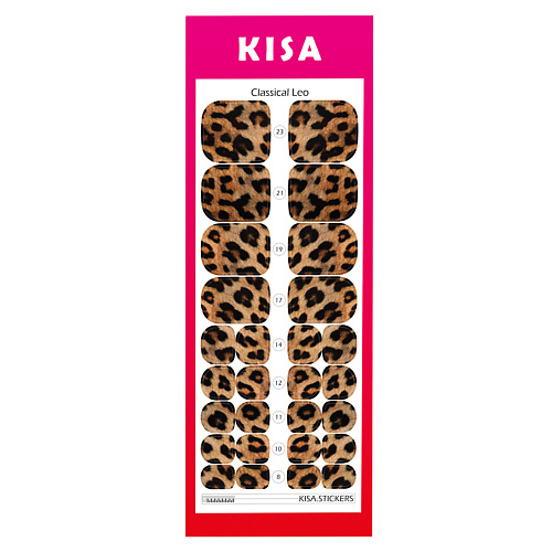 

KISA.STICKERS Пленки для педикюра Classical Leo, Пленки для педикюра Classical Leo