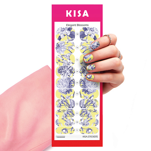 KISA.STICKERS Пленки для маникюра Elegant Blossom альбом с наклейками pony stickers