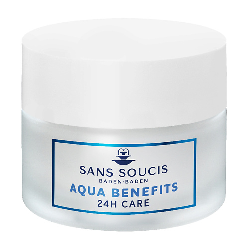 Крем для лица SANS SOUCIS BADEN·BADEN Крем увлажняющий Aqua Benefits для 24-часового ухода фото