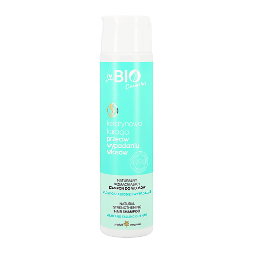 BEBIO Шампунь для волос с биотином и растительным кератином укрепляющий 300 dikson шампунь с растительным углем маслами лаванды и иланг иланга для волос подверженных стрессу