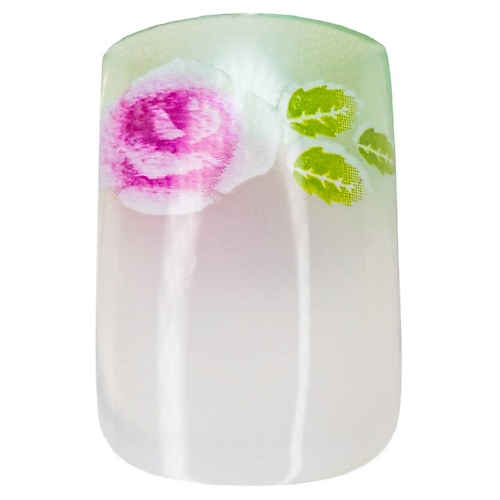 Накладные ногти IRISK Ногти накладные с дизайном на 2 маникюра накладные ногти с дизайном молочные белые