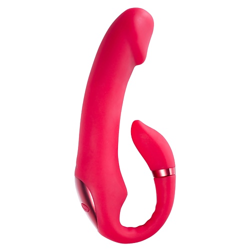 Секс-игрушки WOMA Двойной вибратор Indira с клиторальным стимулятором и нагревом
