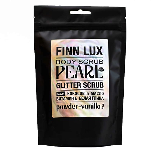 FINNLUX Скраб для тела c глиттером, сахарный «PEARL 250 finnlux скраб для тела mint lime sugar 380