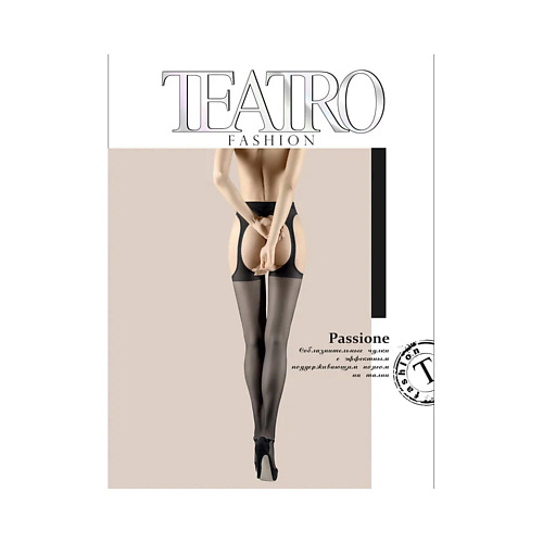 TEATRO Женские чулки Passione Nero teatro женские чулки prestige fashion biancomelon 20 den