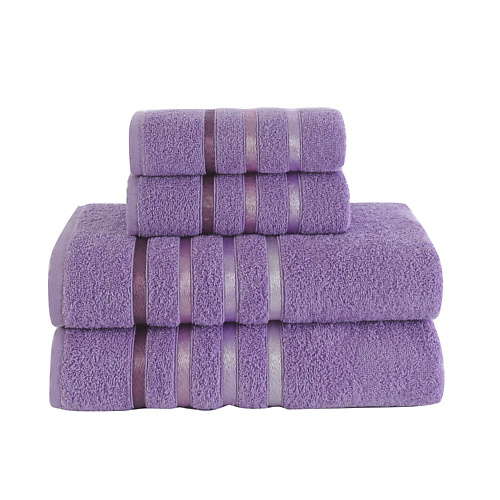 KARNA Комплект махровых полотенец BALE комплект вафельных полотенец c гипюром 40x60 см 5шт