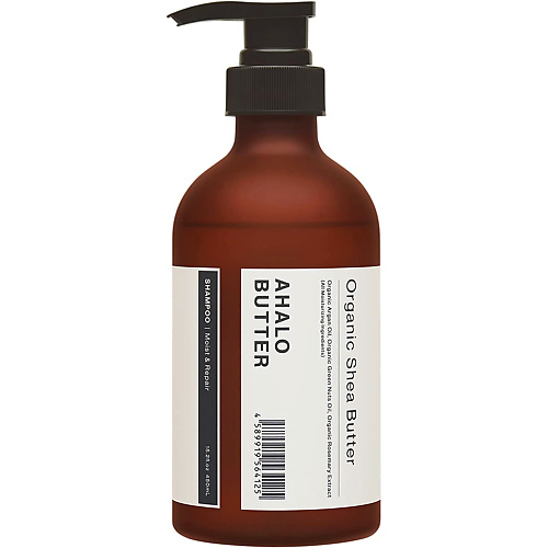 AHALO BUTTER Восстанавливающий шампунь для волос с органическими маслами 450