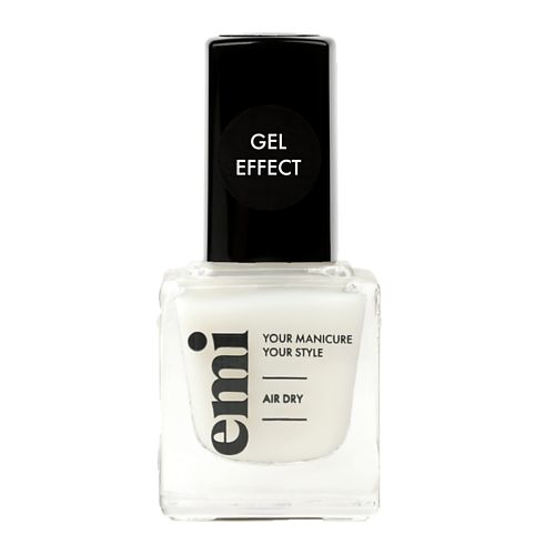 фото Emi ультрастойкое закрепляющее покрытие для ногтей матовый топ strong matt top coat gel effect 9