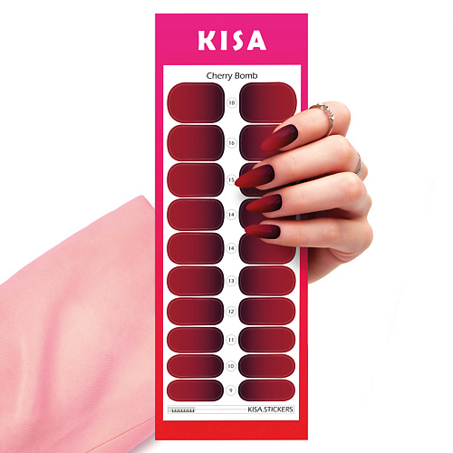 Наклейки для ногтей KISA.STICKERS Пленки для маникюра Cherry Bomb наклейки для ногтей kisa stickers пленки для педикюра cherry bomb
