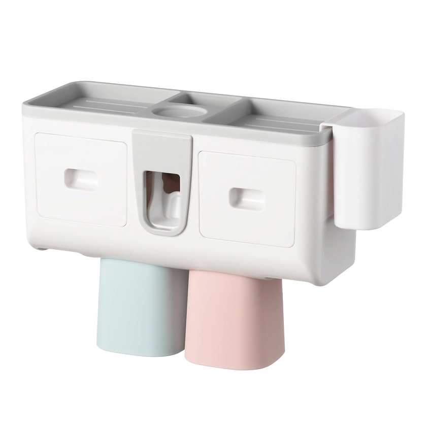 Изображение товара BIRDHOUSE Держатель для зубных щеток с дозатором пасты, Белый