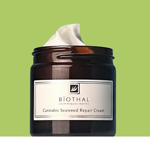 biothal cannabis seaweed repair cream Крем для лица BIOTHAL Крем для проблемной кожи Конопля Водоросли Cannabis Seaweed Repair Cream