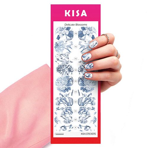 KISA.STICKERS Пленки для маникюра Delicate Blossoms kisa stickers пленки для маникюра delicate blossoms
