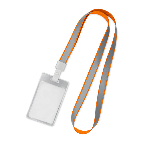 бейдж flexpocket пластиковый карман для бейджа или пропуска на ленте с рулеткой Бейдж FLEXPOCKET Пластиковый карман для бейджа или пропуска светоотражающий