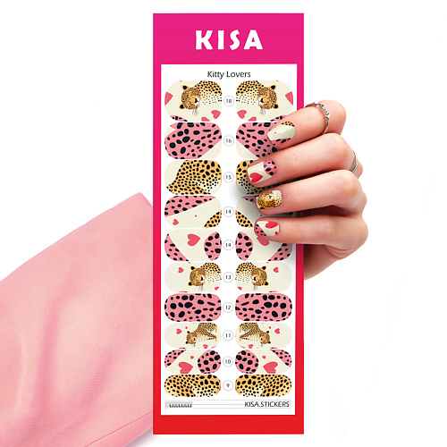 Наклейки для ногтей KISA.STICKERS Пленки для маникюра Kitty Lovers цена и фото