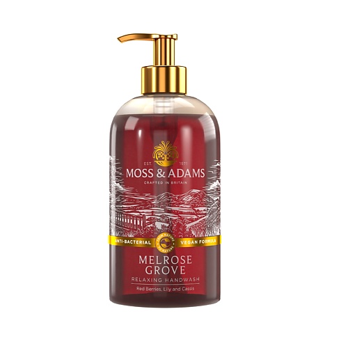 Средства для ванной и душа MOSS & ADAMS Антибактериальное мыло для рук Melrose Grove 500