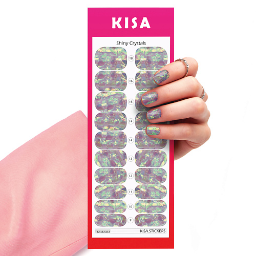 

KISA.STICKERS Пленки для маникюра Shiny Crystals, Пленки для маникюра Shiny Crystals