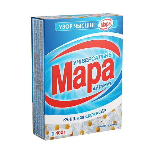 

МАРА Стиральный порошок Узор чистоты универсальный Утренняя свежесть Автомат 400, Стиральный порошок Узор чистоты универсальный Утренняя свежесть Автомат