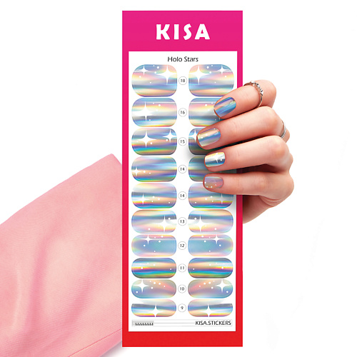 

KISA.STICKERS Пленки для маникюра Holo Stars, Пленки для маникюра Holo Stars