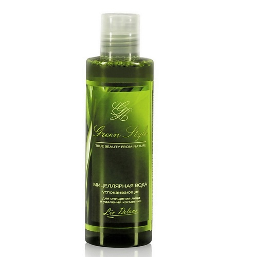 Средства для снятия макияжа LIV DELANO Мицеллярная вода успокаивающая для очищения лица Green Style 200
