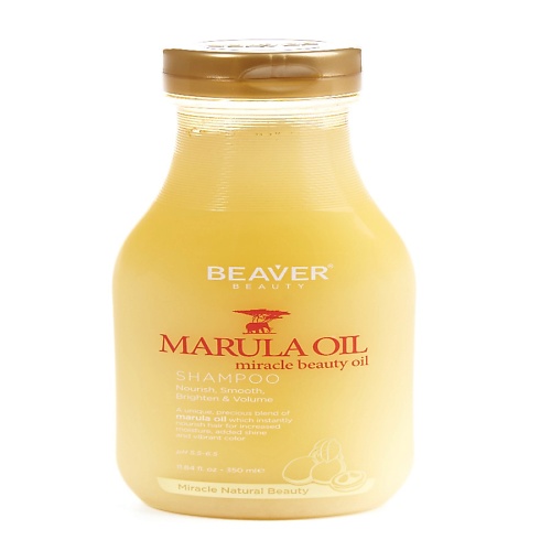 BEAVER Шампунь с маслом Марулы 350 восстанавливающий спрей с кератином и маслом опунции hair superfood