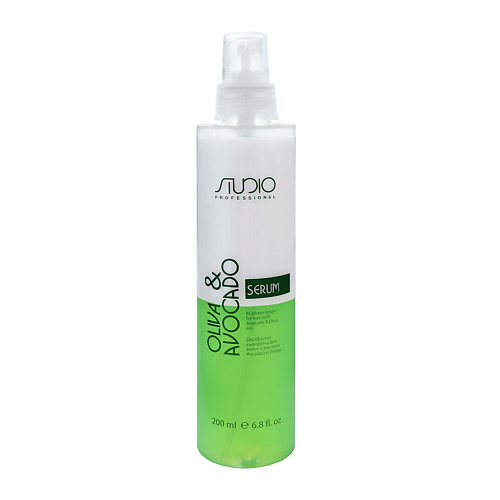 Укладка и стайлинг KAPOUS Двухфазная сыворотка для волос с маслами Авокадо и Оливы Studio Professional 200