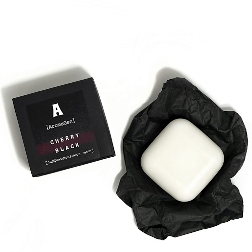 AROMAGEN Парфюмированное мыло CHERRY BLACK 90 aromagen парфюмированное мыло crackling fire 90