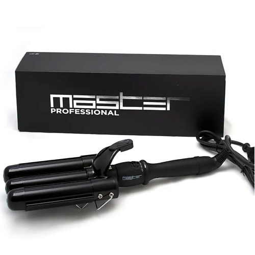 Техника для волос MASTER Щипцы MP-021 тройные 32мм терморегулирующие с керамико-турмалиновым покрытием