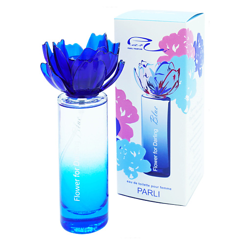 PARLI Женская туалетная вода Flower for Darling Blue черника, ананас, жасмин, амброксан 55.0