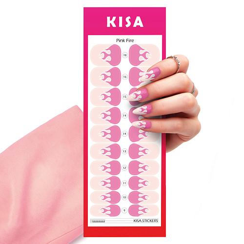 KISA.STICKERS Пленки для маникюра Pink Fire