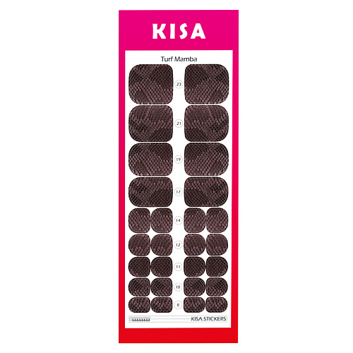 

KISA.STICKERS Пленки для педикюра Turf Mamba, Пленки для педикюра Turf Mamba