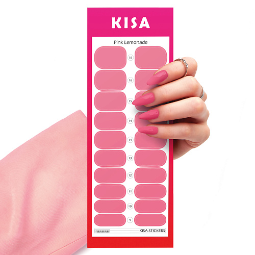 

KISA.STICKERS Пленки для маникюра Pink Lemonade, Пленки для маникюра Pink Lemonade