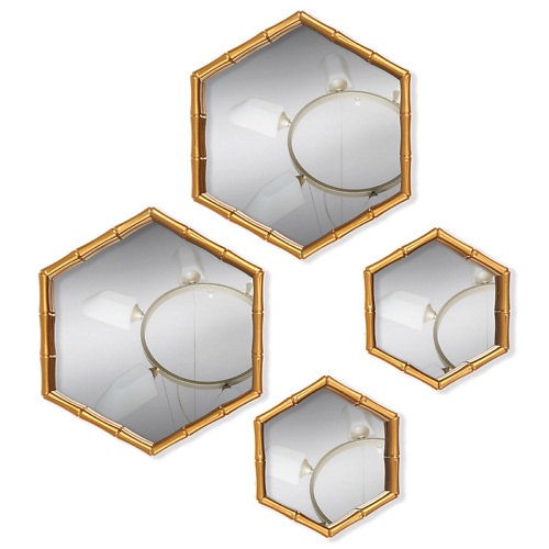 QUEEN FAIR Набор настенных зеркал «Бамбук» queen fair зеркало складное подвесное двустороннее