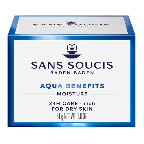 Крем для лица SANS SOUCIS BADEN·BADEN Крем для 24 -часового ухода Aqua Benefits  для сухой кожи крем для лица sans soucis baden·baden витаминизирующий детоксицирующий крем daily vitamin detox