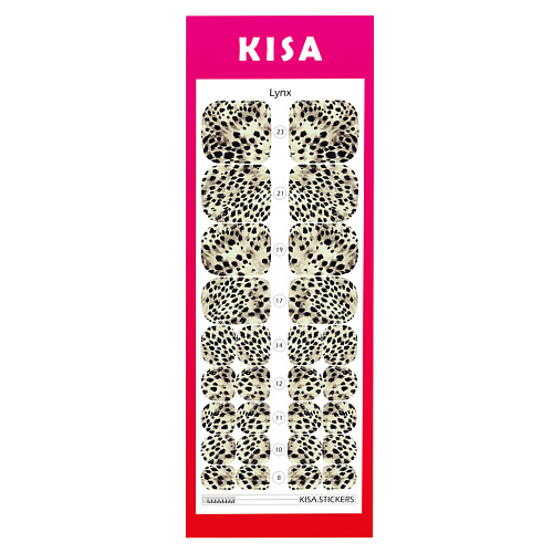 

KISA.STICKERS Пленки для педикюра Lynx, Пленки для педикюра Lynx