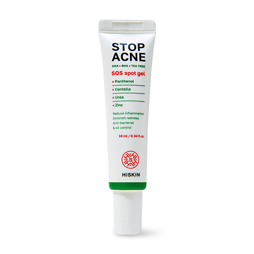 hiskin stop acne balancing face toner Спот-средство для лица HISKIN STOP ACNE Точечный SOS - гель противовоспалительный AHA + BHA + TEA TREE